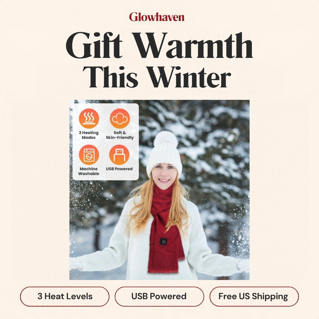 Glowhaven heated scarf - Gift Warmth This Winter
