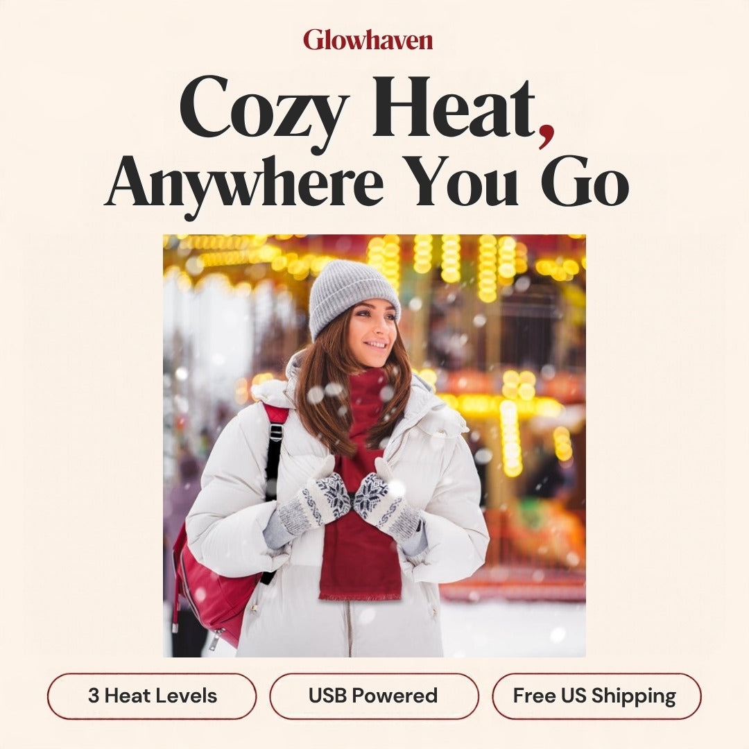 Glowhaven heated scarf - Cozy Heat, Anywhere You Go
