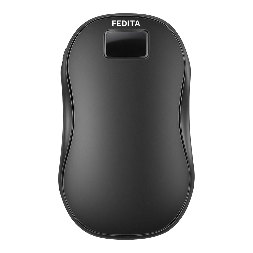 Midnight Black hand warmer with digital display